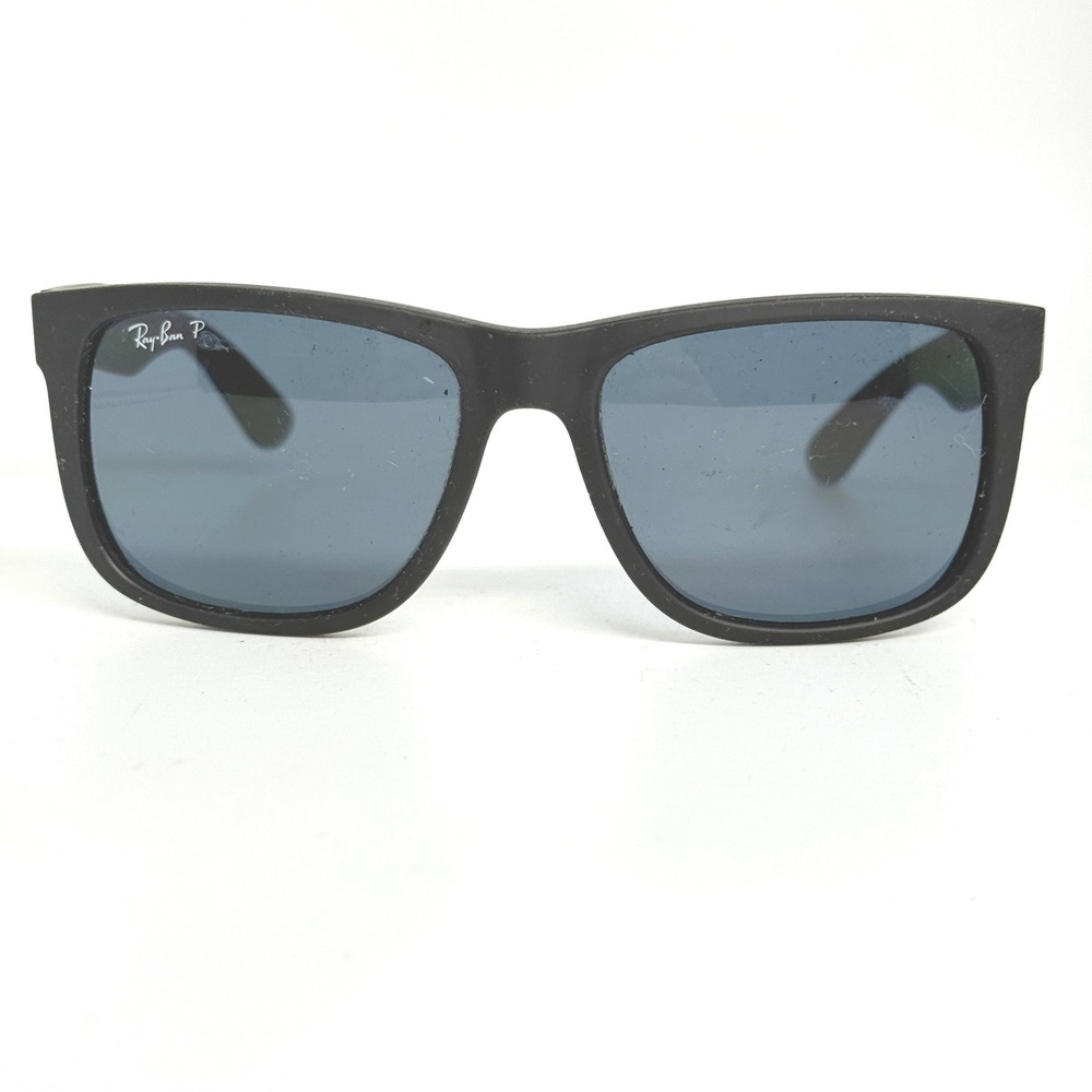 Ray Ban‎ RB4165 Justin 6222V 5416 145 3P Matte Black Polarized Sunglasses 21067